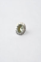 Vintage Sterling Silver Apple Quartz Ring #207 - APORTA Shop